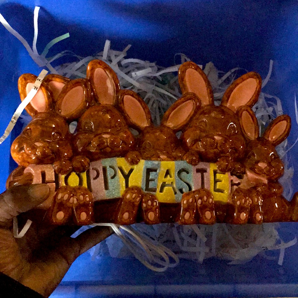 Porcelain light up Easter prop